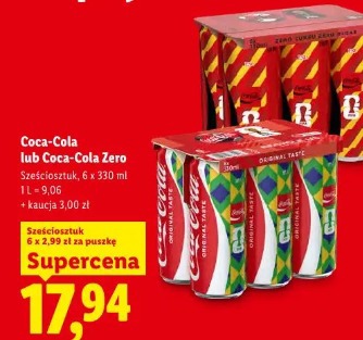 Coca-cola lub Coca-cola Zero