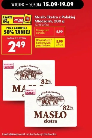 Masło Ekstra z Polskiej Mleczarni