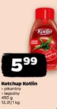 Ketchup Kotlin pikantny, łagodny