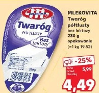 Mlekovita Twaróg półtłusty bez laktozy