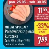 Mięsne specjały Polędwiczki z piersi kurczaka