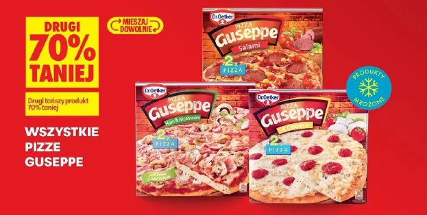 Wszystkie pizze Guseppe