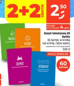 Zeszyt tematyczny A5 Herlitz