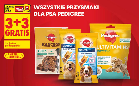 Wszystkie przysmaki dla psa Pedigree