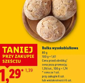 Bułka wysokobiałkowa