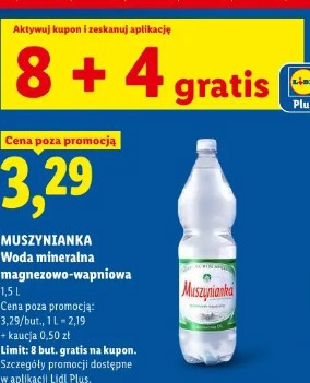 Muszynianka Woda mineralna magnezowo-wapniowa
