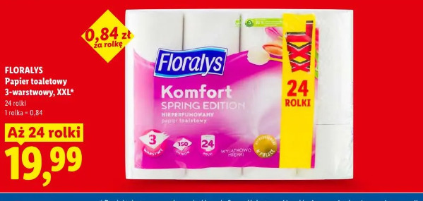 Florays Papier toaletowy 3-warstwowy, XXL