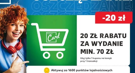 20 zł rabatu za wydanie min. 70 zł