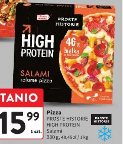 Pizza Proste Historie High Protein Salami
