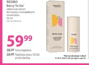 Resibo Berry To Go odżywcze serum do twarzy z kompleksem ceramidów