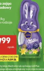 Figurka zająca czekoladowy Milka