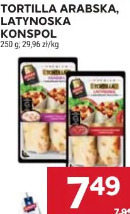 Tortilla arabska, latynoska Konspol