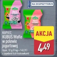Kupiec Kubuś wafle w polewie jogurtowej
