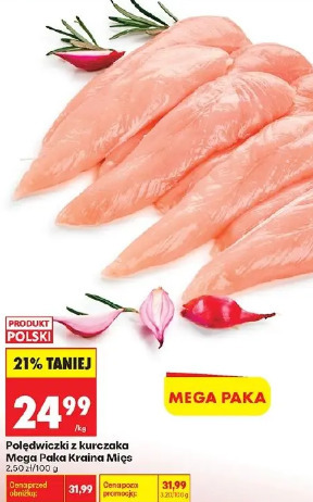 Polędwiczki z kurczaka Mega Paka Kraina Mięs