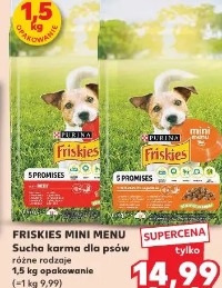 Friskies Mini Menu Sucha karma dla psów różne rodzaje