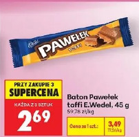 Baton Pawełek toffi E.Wedel
