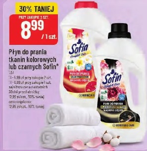 Płyn do prania tkanin kolorowych lub czarnych Sofin