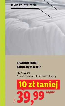 Livarno Home Kołdra Hydrocool