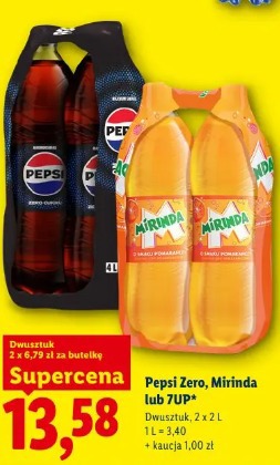 Pepsi Zero, Mirinda lub 7up