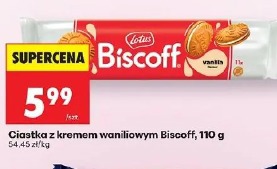 Ciastka z kremem waniliowym Biscoff