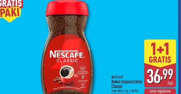 Nescafé Kawa rozpuszczalna Classic