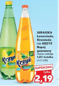 Jurajska lemoniada, oranżada lub Krzyś napój gazowany