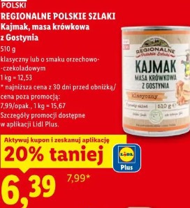 Regionalne Polskie Szlaki Kajmak, masa krówkowa z Gostynia