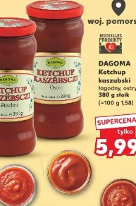 Dagoma Ketchup kaszubski łagodny, ostry