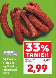 Olewnik Kiełbasa myśliwska, jałowcowa