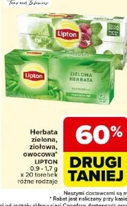 Herbata zielona, ziołowa, owocowa LIPTON