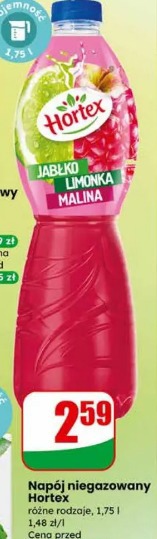 Napój niegazowany Hortex jabłko limonka malina