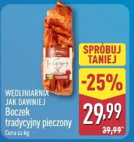 Wędlinarnia jak dawniej Boczek tradycyjny pieczony
