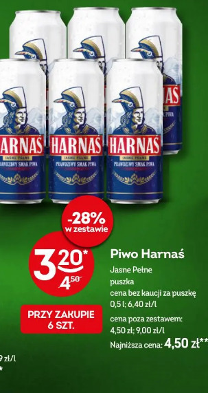 Piwo Harnaś Jasne Pełne
