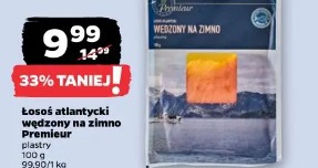 Łosoś atlantycki wędzony na zimno Premium