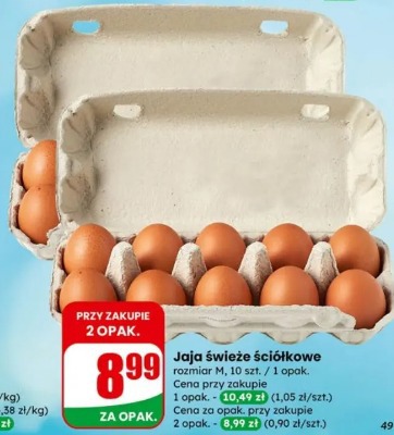 Jaja świeże ściółkowe