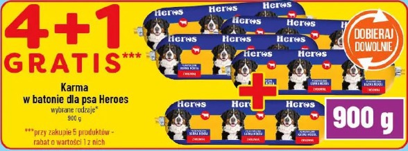 Karma w batonie dla psa Heroes