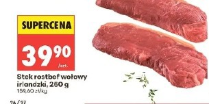 Stek rostbef wołowy irlandzki