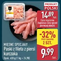 Paski z fileta z piersi kurczaka