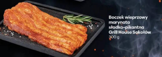Boczek wieprzowy marynata słodko-pikantna Grill House Sokołów