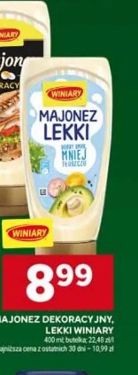 Majonez dekoracyjny, lekki Winiary