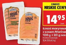 Łosoś marynowany z sosem Marinero