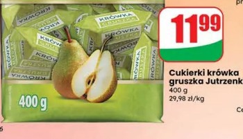 Cukierki krówka gruszka Jutrzenka