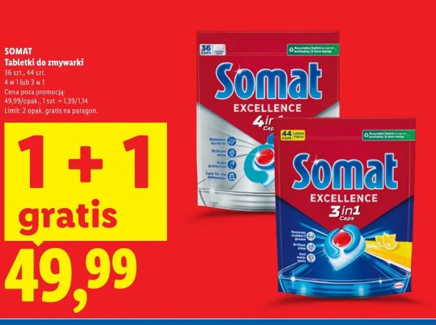Somat Excellence tabletki do zmywarki