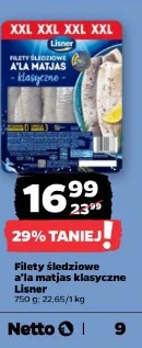 Filety śledziowe a'la matjas klasyczne Lisner