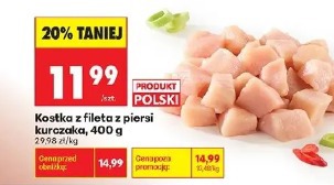 Kostka z fileta z piersi kurczaka