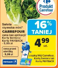 Sałata rzymska mini Carrefour