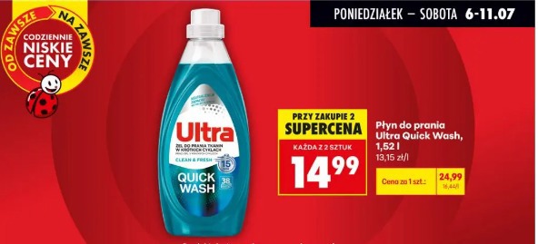 Płyn do prania Ultra Quick Wash 1,52 l
