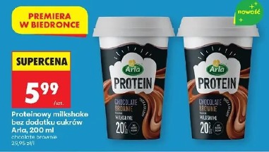 Proteinowy milkshake bez dodatku cukrów Arla