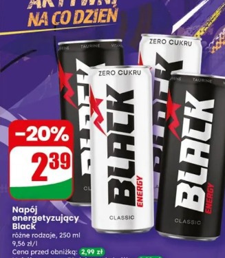 Napój energetyzujący Black
