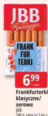 Frankfurterki klasyczne/serowe JBB